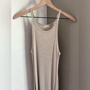Reformation Beige Knit Dress